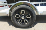 5′ x 10′ Aluminum Utility Trailer with Gate and Mag Wheels – 3500 lb Axle