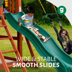 Five Star II Space Saver Swing Set for Kids