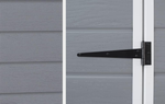 4 × 3 Ft Outdoor Garden Storage Shed – Grey