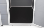 4 × 3 Ft Outdoor Garden Storage Shed – Grey