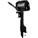 Coleman Powersports 5 HP 4 Stroke Outboards Boat Motors with Easy Pull Start F5BMS