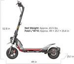 Segway ZT3 Pro Electric Scooter, Up to 24.9 MPH, 43.5-Mile Range, Dual Suspension, Flash Charge, 1600W Peak Motors, Off-Road Scooters for Adults UL Certified (UL2272/2271)