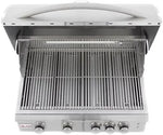 Blaze 32 Inch 4-Burner LTE Gas Grills with Rear Burner and Built-in Lighting System