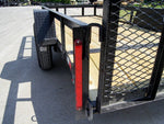 5×12 Powder Coated Dovetail Utility Trailer 3500lb Axle