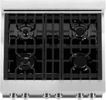 ZLINE 30-Inch Legacy Dual Fuel Range with Gas Cooktop & Electric Convection Oven, Stainless Steel (RA30)