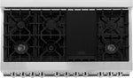 ZLINE 48-Inch Legacy Series Dual Fuel Range with 7 Burner Gas Cooktop and Electric Convection Oven, Stainless Steel (RA48)