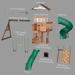 Bristol Point Swing Set – Shipping & Assembly Included