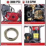 Simpson BB65106 Big Brute Professional 4000 PSI (Gas-Hot Water) Pressure Washer – UK Fast Gas