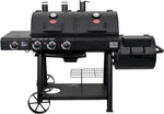 Char-Griller Texas Trio 3-Burner Dual Fuel Grills with Smoker