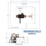 Rosewood Falls Swing Set