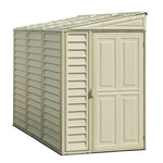 DuraMax Building Products 4-ft x 8-ft Sidemate Off-white Lean-to Vinyl Storage Sheds