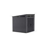 Suncast Modernist 7 ft. x 7 ft. Resin Vertical Pent Storage Shed with Floor Kits