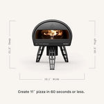 Gozney Roccbox Outdoor Pizza Ovens, Black, Portable, Gas & Wood Fired, Restaurant-Grades