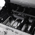 Monument Grills Eminence 405 |Tech Stainless Propane Gas Grills Eminence 405 & Cast Iron Cooking Plate