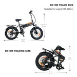 Colorway Orange 750W Fat Tire Electric Bike