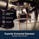 De’Longhi La Specialista Arte Evo Espresso Machine – Compact Cold Brew Coffee Maker with Grinder, Milk Steam Wand/Frother & Tamping Tools – Home Barista Kit for Lattes, Cappuccinos, Iced Coffees