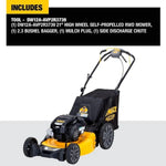 DEWALT 21 Inch 163cc Gas Self-Propelled Lawn Mower with Briggs & Stratton Engine