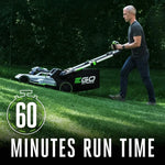 EGO POWER+ 21-Inch 56V Self-Propelled Electric Lawn Mower with Touch Drive, 4.0Ah & 6.0Ah Batteries, and Charger