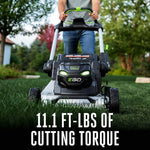 EGO Power+ LM2200SP 22-Inch Aluminum Deck Select Cut Self-Propelled Lawn Mower
