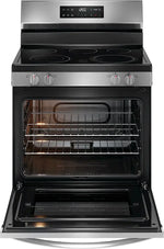 Frigidaire FCRE3062AS 30-inch Freestanding Electric Range with EvenTemp, Stainless Steel