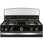 GE 30″ Free-Standing Gas Range with 4 Sealed Burners, Stainless Steel (JGBS30RETSS)