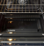 GE 30-inch Freestanding Electric Convection Range with No Preheat Air Fry, WiFi, and EasyWash Oven Tray, Stainless Steel