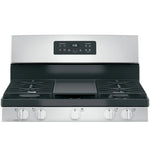 GE 30-Inch Freestanding Gas Range with 4.8 cu. ft. Oven Capacity and Sealed Cooktop Burners
