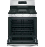 GE 30-Inch Freestanding Gas Range with 4.8 cu. ft. Oven Capacity and Sealed Cooktop Burners