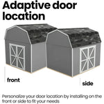 Handy Home Products Hudson 12 ft. x 16 ft. Wood Storage Shed Kit with Floor