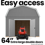 Handy Home Products Hudson 12 ft. x 16 ft. Wood Storage Shed Kit with Floor