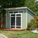 Handy Home Products Olympia 10 ft. W x 7.5 ft. D Manufactured Wood Storage Shed