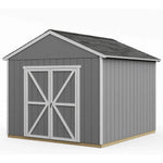 Handy Home Products Rookwood 10 ft. x 10 ft. Wood Storage Shed with Floor – Durable DIY Kit