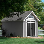 Handy Home Products Tribeca 10 ft. W x 12 ft. D Wood Storage Shed with Floor