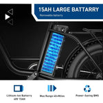 Hiboy EX6 Step-Through Fat Tire Electric Bike for Adults