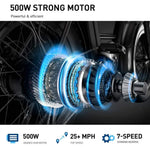 Hiboy EX6 Step-Through Fat Tire Electric Bike for Adults