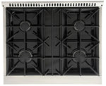 Kucht Professional 30-Inch 4.2 cu. ft. Gas Range with Convection Oven in Titanium
