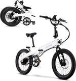 Lectric XP Lite 2.0 Long-Range Foldable Electric Commuter Bike, Arctic White