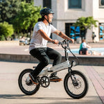Lectric XP Lite 2.0 Long-Range Foldable Electric Commuter Bike, Arctic White