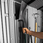 Lifetime 15 ft. x 8 ft. Dual Entry Outdoor Storage Shed, Gray