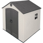 Lifetime 8 ft. x 7.5 ft. Rough Cut Outdoor Storage Shed, Light Brown