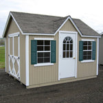 Little Cottage Co. 12 x 10 ft. Classic Wood Cottage Panelized Storage Shed Kit