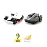 Mammotion LUBA 2 AWD 10000X Robotic Lawn Mower – Wire-Free, 2.5 Acres, 80% Slope, Multi-Zone Management