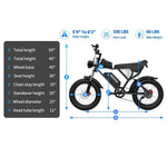 Ridstar Electric Bike for Adults 1500w 33mph,48v 20ah Electric Bicycle,20″ Fat Tire,7-Speed Mountain Bike Ul2849