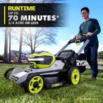 RYOBI 40V HP Brushless 21″ Self-Propelled Multi-Blade Lawn Mower Kit
