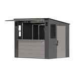 Suncast 8 ft. x 7 ft. Cabana Entertainment Resin Shed with Floor