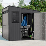 Suncast 8 ft. x 7 ft. Cabana Entertainment Resin Shed with Floor