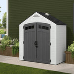 Suncast Vista 7 ft. x 4 ft. Resin Outdoor Storage Shed with Floor