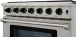 Thor Kitchen LRG3601U 36-Inch Professional Freestanding Gas Range with Convection Oven, Stainless Steel