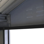 Veikous 8 x 12 Foot Outdoor Storage Shed with Lockable Door and Vents