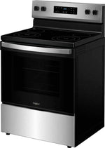 Whirlpool WFE535S0JS 5.3 cu. ft. Freestanding Electric Range with Fan Convection and Frozen Bake Technology, Stainless Steel